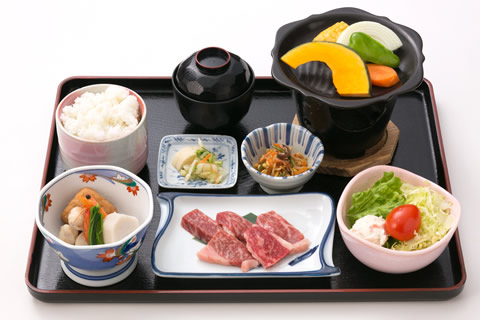 国産牛ステーキ定食